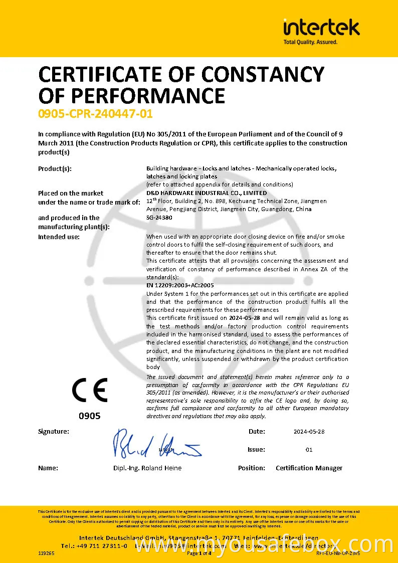 CE Security Euro Fire Rated Stainless Steel Safe Mortise Handle Metal Sash SUS Commercial Wooden Cylinder Magnetic Key Zinc Sliding Inner Guangdong Door Lock